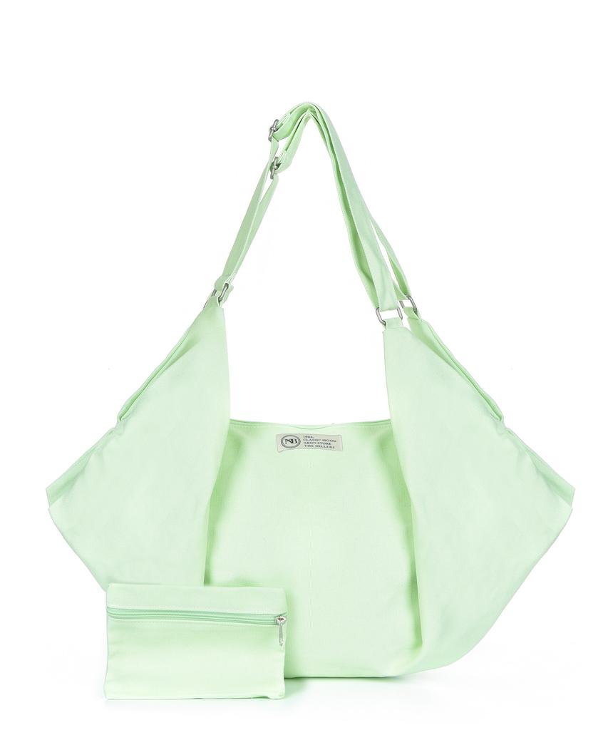 The-Abon Multi Cotton Two-Way Tote Bag Blue