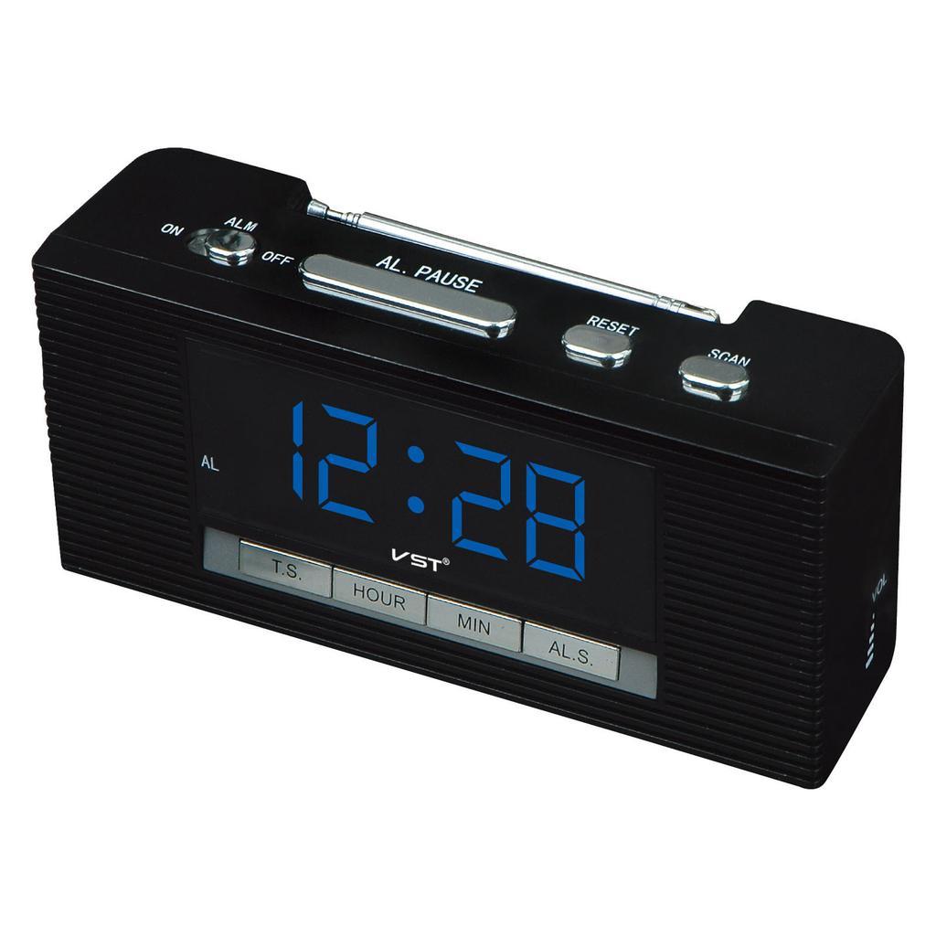 LED Clock with FM Radio Clock Radio LED Alarm Clock Radio