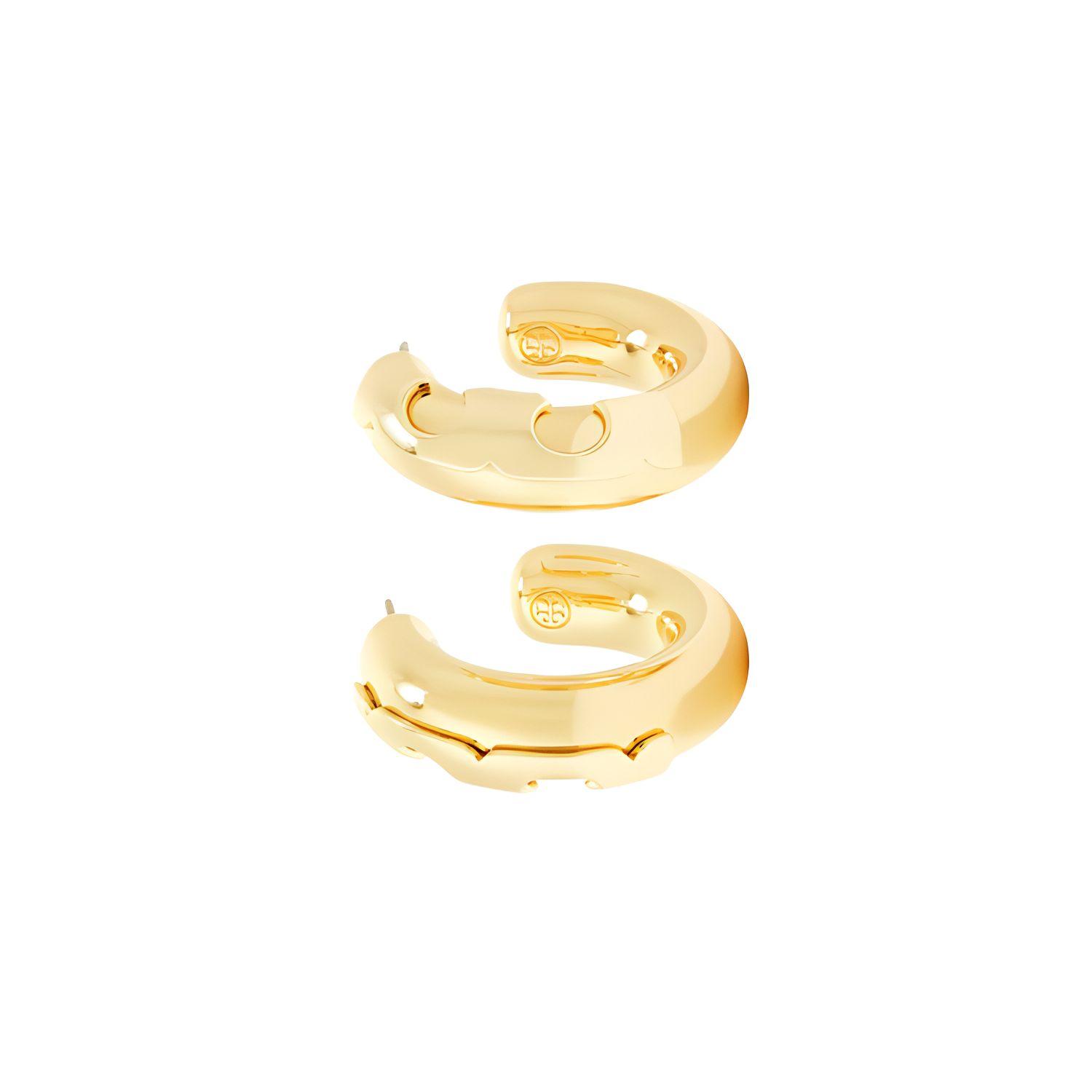 Tory Burch Brass Crystal Detail Earrings Women earrings Gold 152881-720 F,Gold