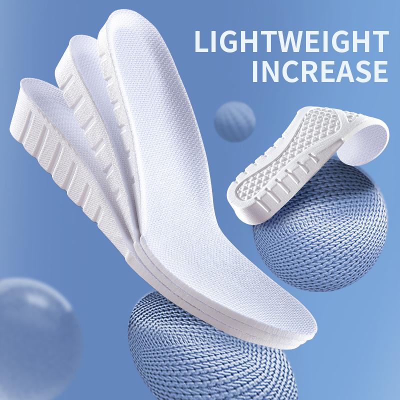 Invisible Height Increase Insoles EVA Soft Light Shoes Sole Pad for Men Women Heel Lift Feet Care Arch Support Insol