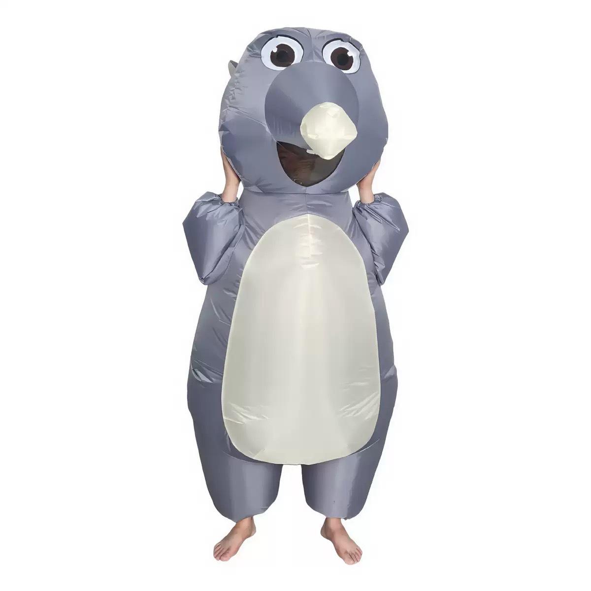 Креативный надувной костюм мультяшной мыши на Хэллоуин для детей. One Size