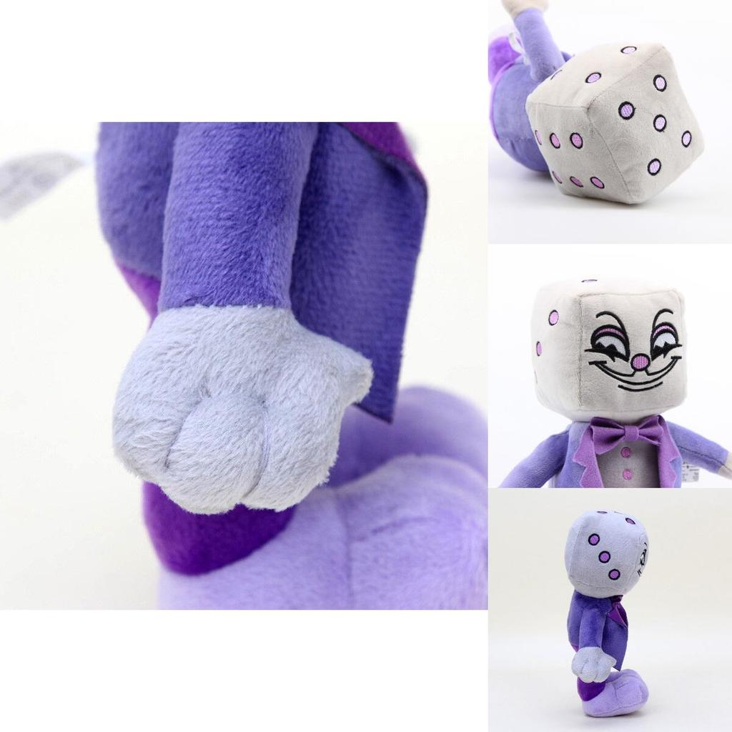 Charming Classic Cuphead S1-king Dice Plush Mugman The Devil Boss Collectible Figure