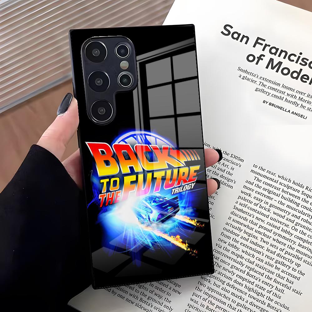 Back To The Future Phone Case For Samsung S26 Ultra S25 Edge Ultra S23 S22 S21 S20 Ultra Plus S24 Fe A25 Glass Cover
