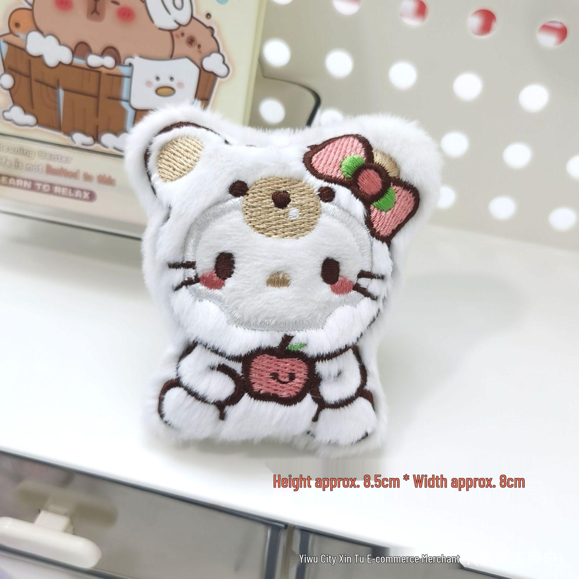 Sanrio My Melody, Hello Kitty, Pochacco, and Cinnamoroll Plush Keychain Ornament