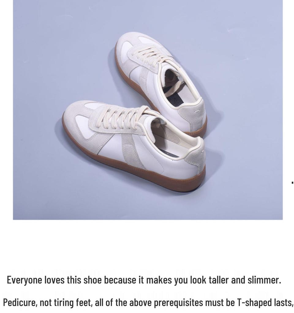 Dexun Women's Genuine Cowhide White Flat Shoes - New for Spring & Autumn 2025, Casual & Versatile.