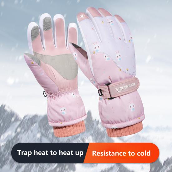 

Экран касания 3 пальцев практичных зимних перчаток противоскользящий износоустойчивый