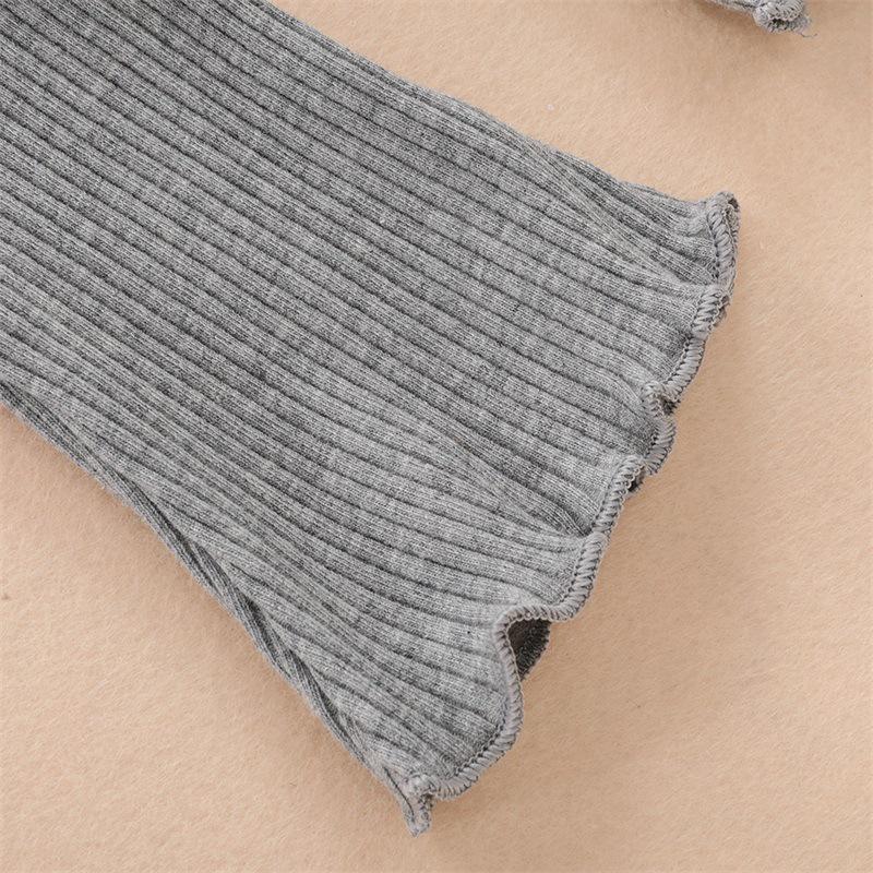 Korean Style Fashionable Girls' Cotton Flare Leggings for Toddlers (2025)