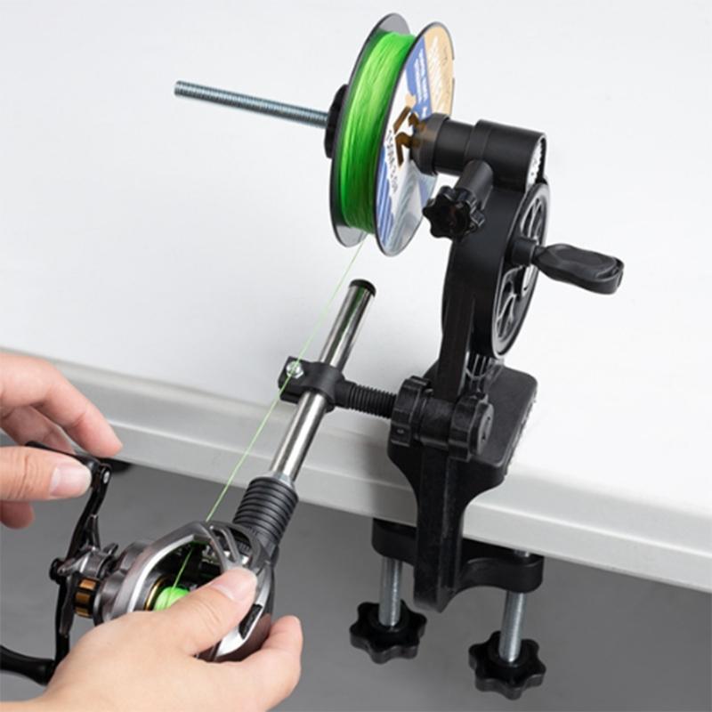 Winding System Fishing Line Winders 3.5:1 Ratio Adjustable Casting Reel Line Spooler Reel Line Management Tool