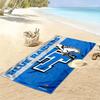 Middle Tennessee State Blue Print Beach Towel, Large Soft Quick Dry Towel for Beach Camping Swimming