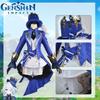 Impact Focalors Genshin Cospaly Costume Adult Party Dressing Anime Show Clothing