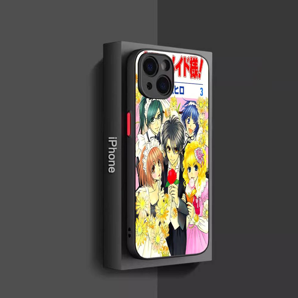 Kaichou Wa Maid-Sama Pour IPhone 15 16 Pro Max 11 12 13 14 XS XR X Plus 16E Coque de Téléphone Mate Translucide