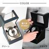 IGIMI Synthetic Leather Watch Winder, Single Watch, Black, 12 o'clock Center Stop, Mabuchi Motor, IG-ZERO 104B-1S, IG05020101005, Officially Imported