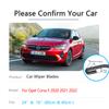 For Opel Vauxhall Corsa F   2022 2022 Tilbehør Sett foran bak Vindusviskerblader Børster Frontrute