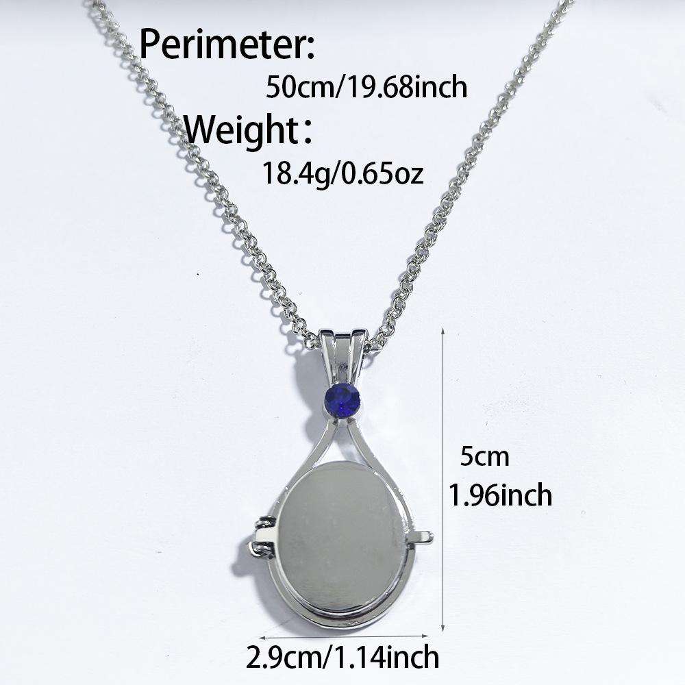 

Кулон-ракушка, открывающийся, с красным песком в стиле аниме и бриллиантовыми акцентами