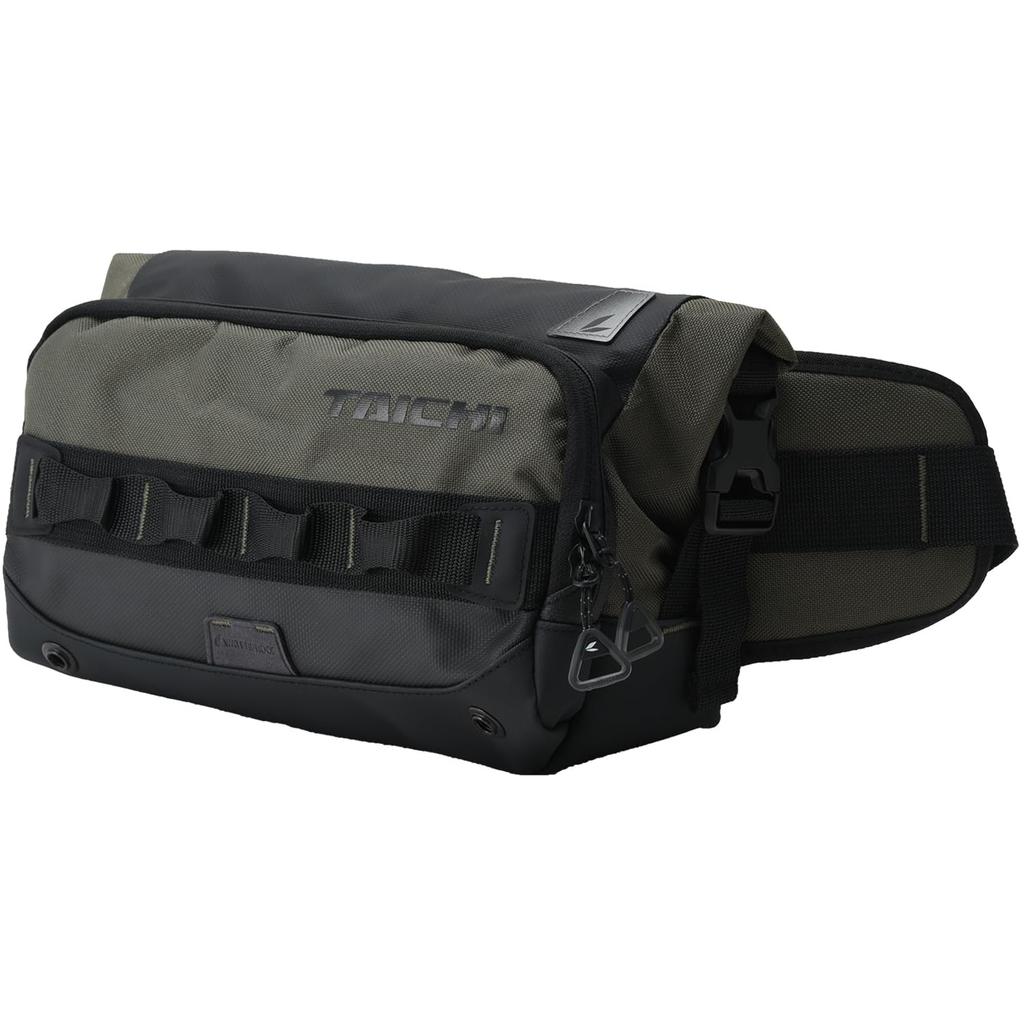 RS TAICHI Motorcycle Body Bag, Waist Bag, Waist Pouch, Waterproof, Touring, WP Hip Bag, RSB279, Unisex, Adult, KHAKI