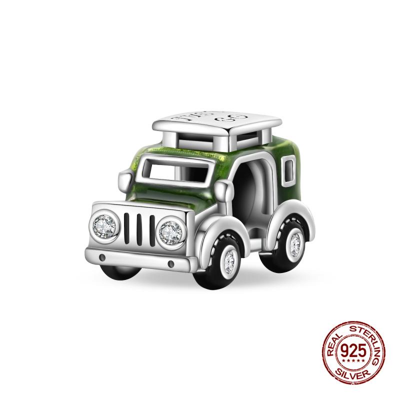 Charms Copper Off-Road Vehicle Series Charms Beads Fit 3Mm Original Bracelet Women Pendant Bead Diy Jewelry Gifts