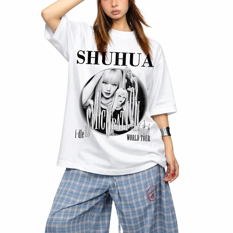 2026 Idle Shuhua Shirt, I-DLE Welttournee Syncopation Shirt, Kpop Girlgroup Konzert T-Shirt, Neverland Fanartikel, idle Tour T-Shirt Geschenk für Kpop Fans
