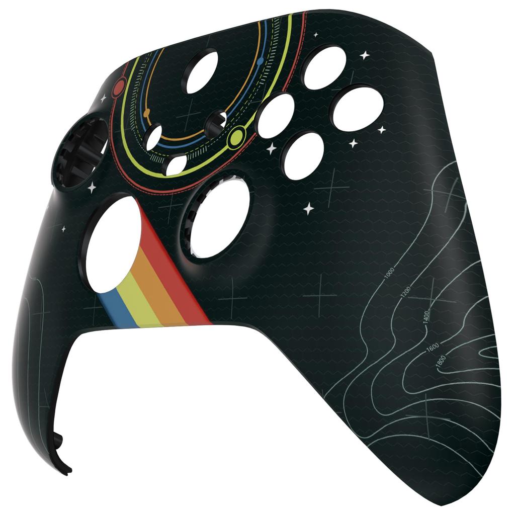 Custom Front Housing Shell for Xbox Series Featuring a Starry Sky Design and Faceplate Cover for Xbox Series and Xbox Core Not eXtremeRate's X/S,