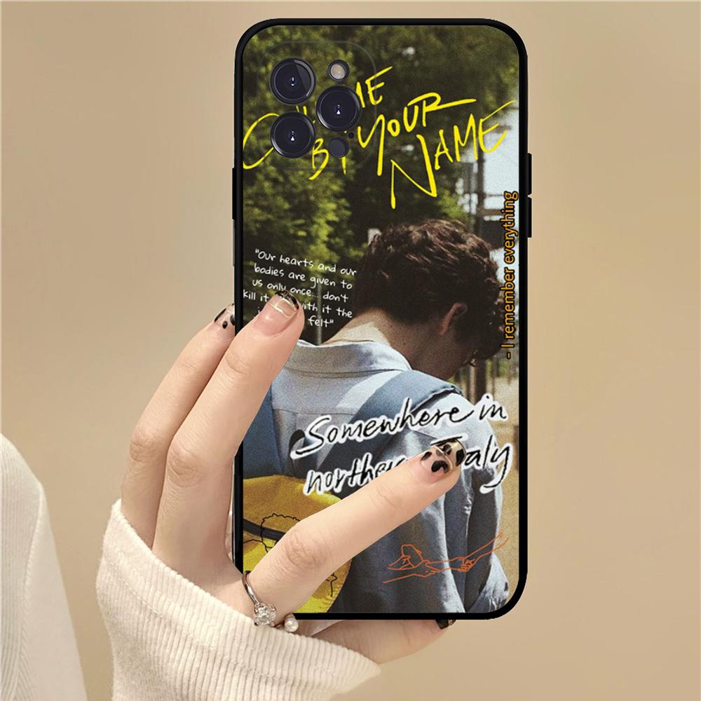 Call Me by Your Name Phone Case For iPhone 16 15 14 11 12 13 Mini Pro XS Max Cover 6 7 8 Plus X Funda Shell