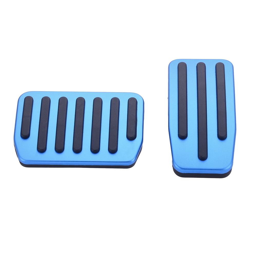 

Накладки на подножки для Tesla Model 3 2017-2021, защитные накладки на педали электромобиля небесно-голубой