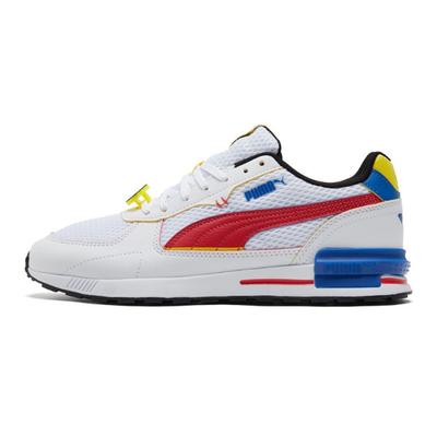 SmileyWorld X Graviton Big Kid White High Risk Red Kids Sneakers Vibrant-Yellow Royal 384491-01