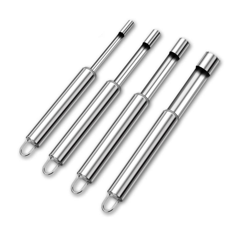 

4 Pcs Stainless Steel Fruit Corer and Pitter Remover Tool Kitchen Gadgets 1