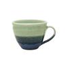 Izawa Corporation Mino Ware Pottery 114653 Mug, Three-Color Celadon, Size Approx. 10.2 H7.9