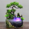 Indoor Table Waterfall Fountain Rockery Landscape Meditation Water Fountains