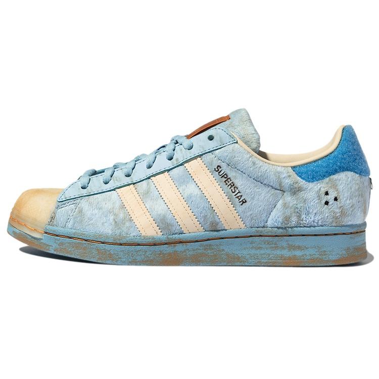 Melting Sadness x adidas originals Unisex Superstar 2022 CNY Sneakers Blue Men s GY7012 EU 37⅓