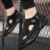 Fashion Designer Men's Sandals Breathable Casual Shoes for Men Outdoor Non Slip Beach Sandals Male Platform Sandalias