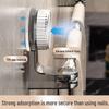Suction Cup Rotatable Towel Rack: No-Drill, Retractable, Movable Bathroom Storage