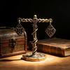 12 Zodiac Vintage Metal Collectible Figurines Intricate Handmade Sculptures for Entryway Console Decor Display
