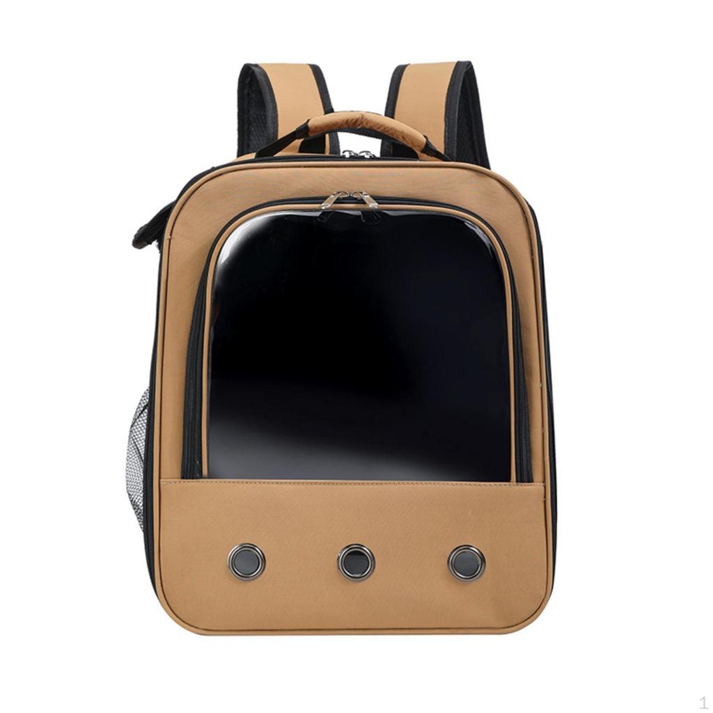 Pet Carrier Backpack with Window Ventilated Cat Breathable for Cats, Small Dogs, Travel,