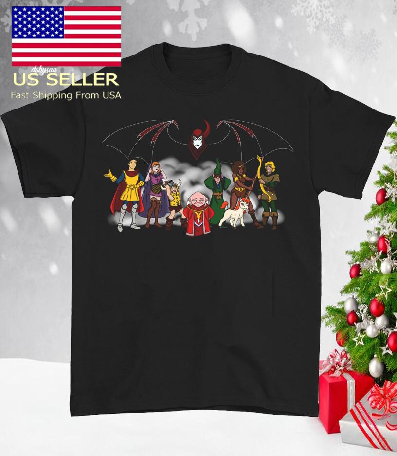 

SALE Dungeons amp; Dragons cartoon Tshirt Black Unisex All Sizes S5XL Unisex T-Shirt XXXL
