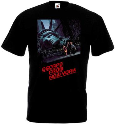 Escape From New York v6 T-shirt svart filmplansch alla storlekar S-5XL