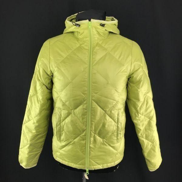 

Куртка пуховая стеганая Gym Master с высоким содержанием пуха 80% Мужская M Лаймово-зеленая с капюшоном