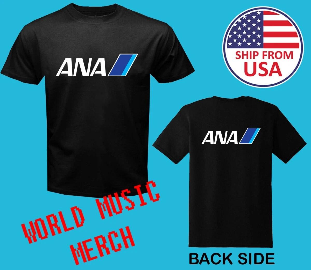 

ANA All Nippon Airways Men s Black Size S-5XL 4XL