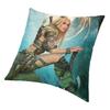 Luxury Xena Warrior Princess Cushion Cover Polyester Adventure Fantasy TV Pillow Case Living Room Decoration Pillowcase