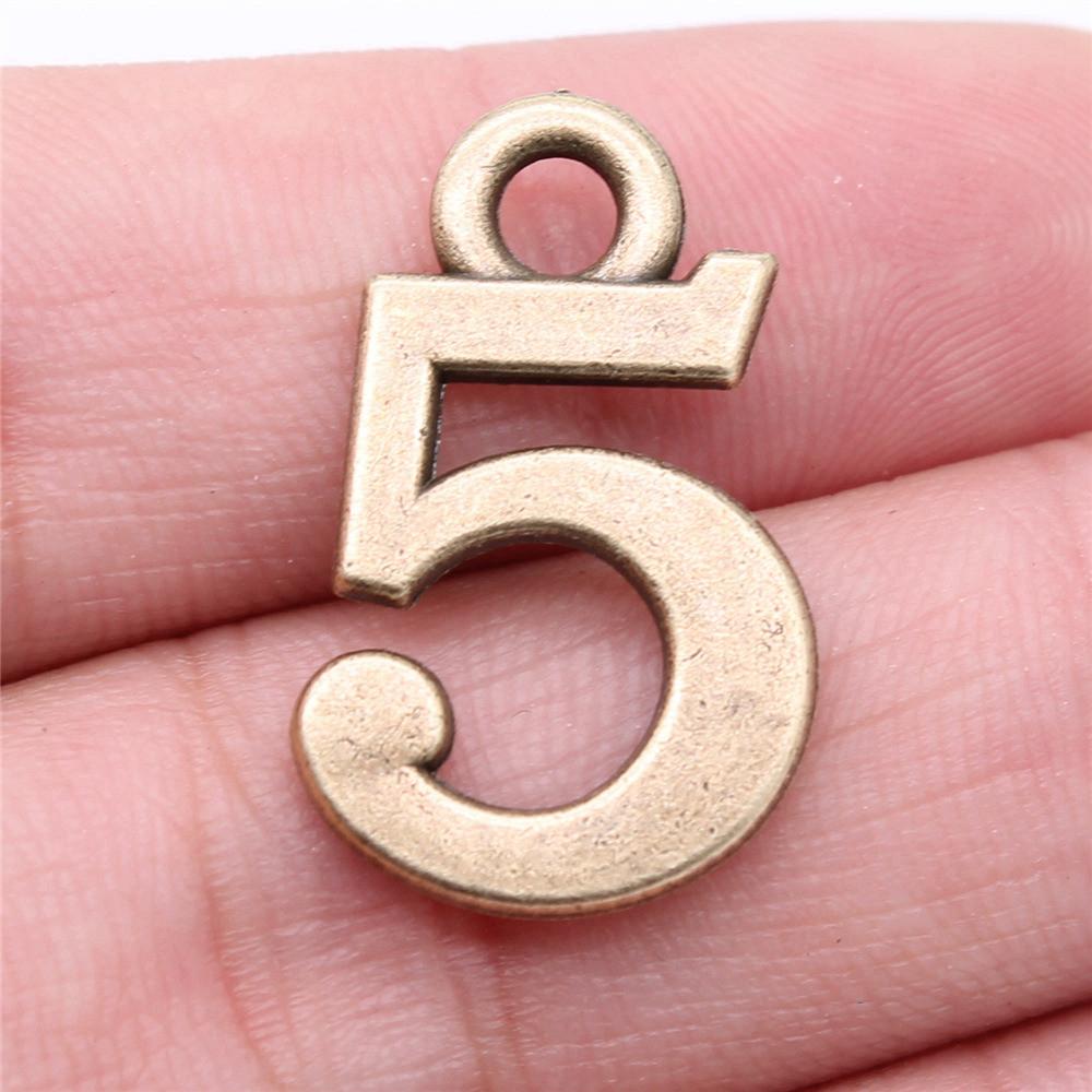 Number Tag Charms Pendant Couple Jewellery Massive Fashion For You