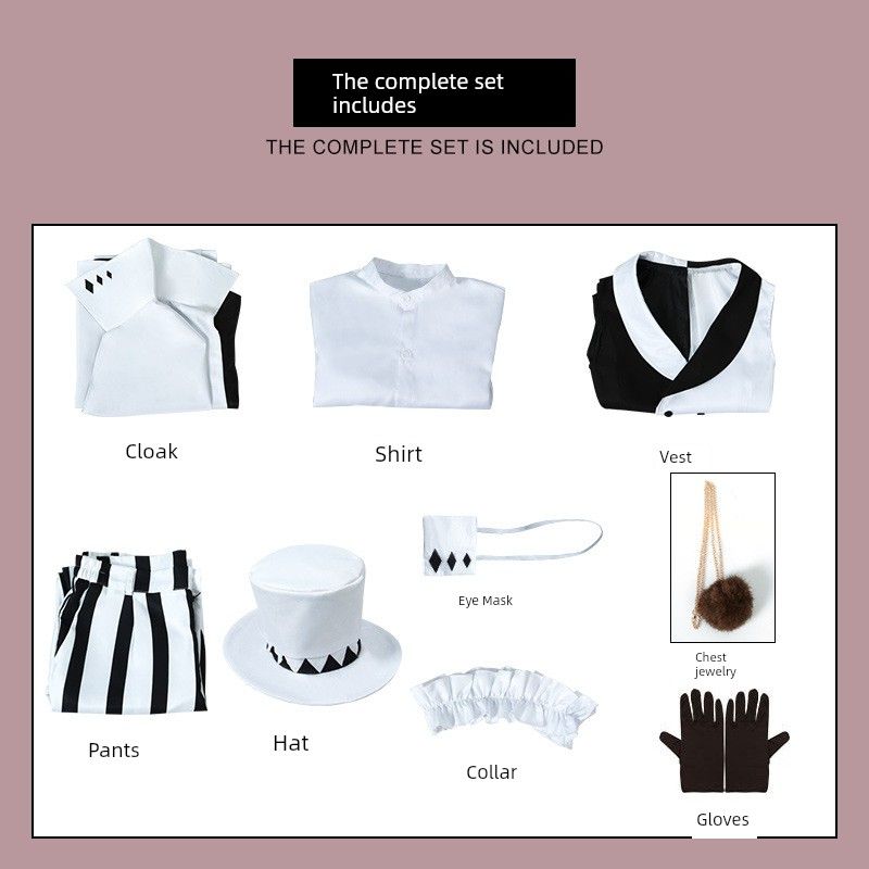 Bungo Stray Dogs Season 4 Cosplay Costume Nikorai Nikolai Gogol Cosplay Outfit