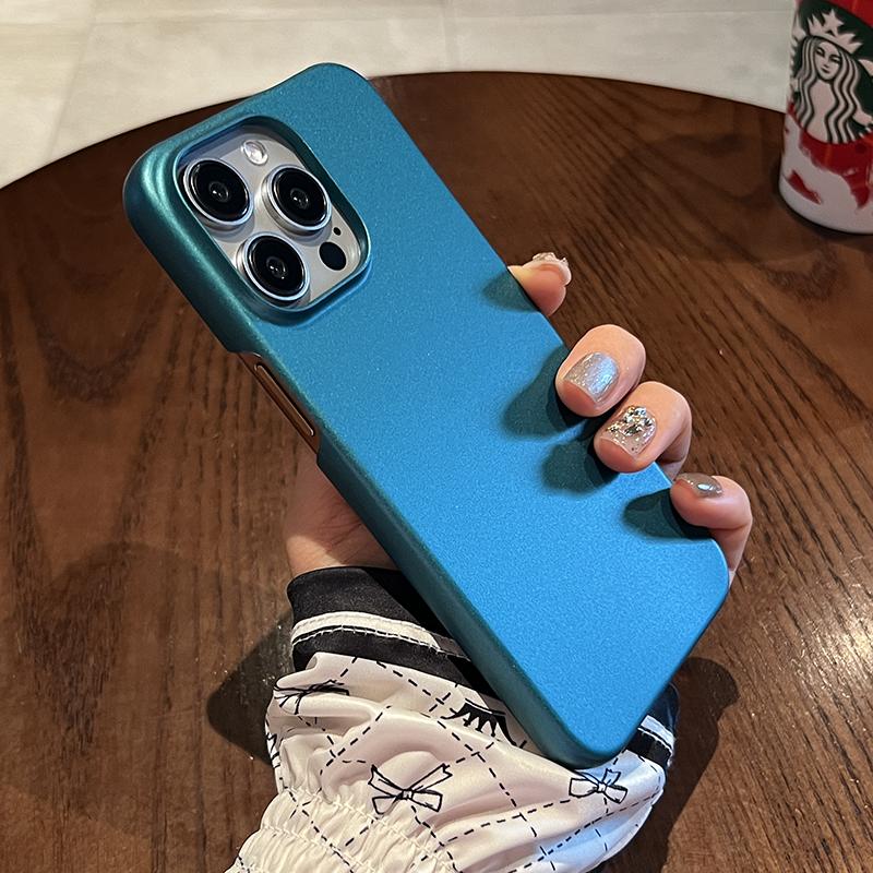 Luxury Matte Candy color Slim Hard PC Case For  iPhone 15 14 Plus 13 Mini Pro Max Ultra Thin Frosted Back Cover Bumper Coque