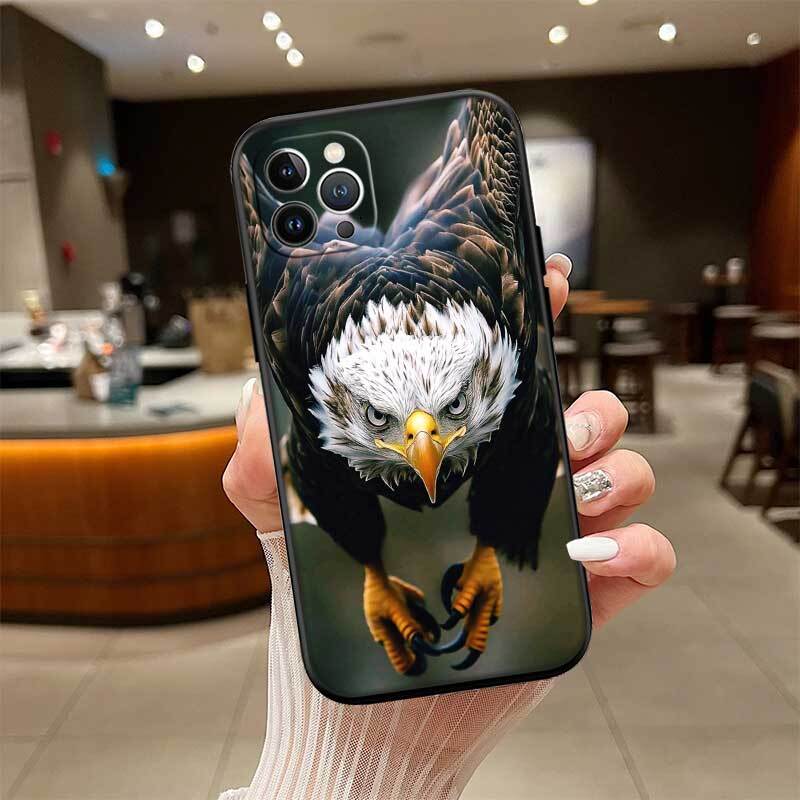 Hawk Eagle Phone Case for Samsung S20 S21 S21S S22 S23 S24 FE Ultra Plus Lite F06 F16 M06 M16 M56 A07 A17 A36 A37 A55 A57