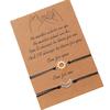 Pack mit 2 passenden Sonne- und Mond-Armbändern Handkette Perfekt für Paare zum Feiern von Jahrestagen oder Geburtstagen