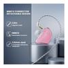 BASN Bmaster IEM Monitor Earphones Triple Driver In-Ear Monitor with 2 Detachable MMCX Cables for Musicians/Drummers Canal Wired Earphones (Pink)