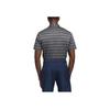Adidas Striped Color Block Polo Shirt Men Tops Black Gray HR7981