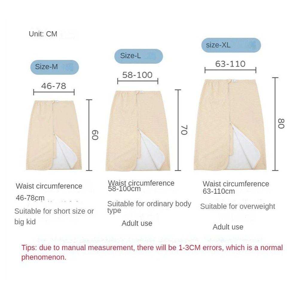 Wodoodporna Spódnica Pieluchowa dla Dorosłych Wielorazowa Ochrona Higieniczna Podkłady na Łóżko Okres Fizjologiczny