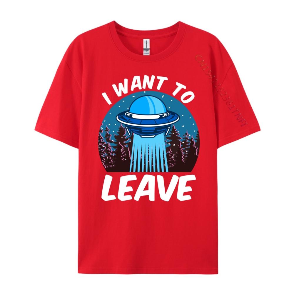 I Want To Leave Outer Space Ufo Alien Pun Meme Fashion T Shirt Unisex New In Tops And Tshirts Camisa Vaporwave