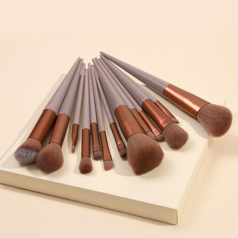 13Pcs Makeup Brush Set Full Function Cosmetic Brushes With Portable Storage Bag For Travel Daily Beauty Makeup