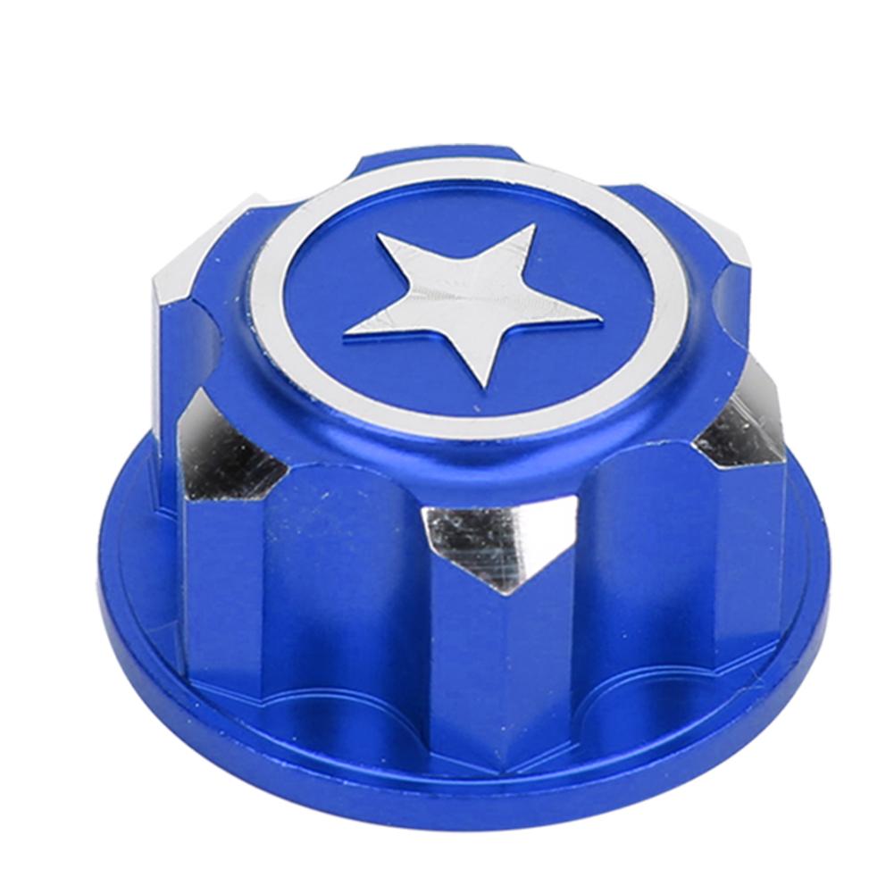 4PCS Aluminium Alloy Metal 17mm Hex Wheel Mount Nuts Set Fit for X MAXX Summit Traxxas RC