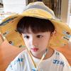 Children'S Large Brim Sun Protection Summer Thin Mesh Breathable Fisherman Hat Kindergarten Hat Girl Baby Sun Hat